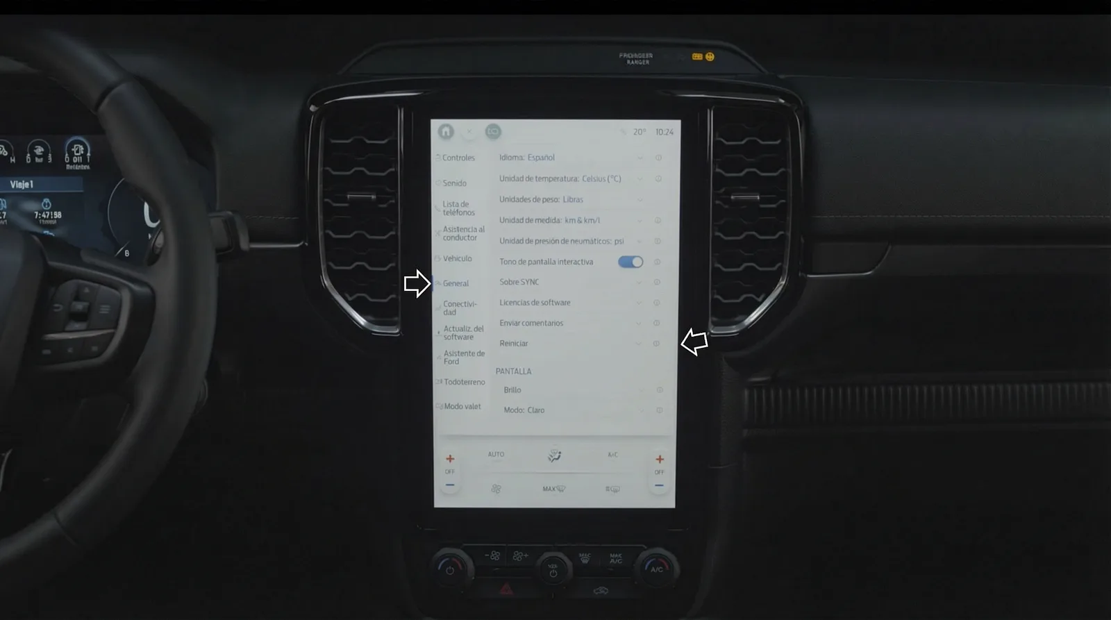 Restableciendo la conectividad con Ford app